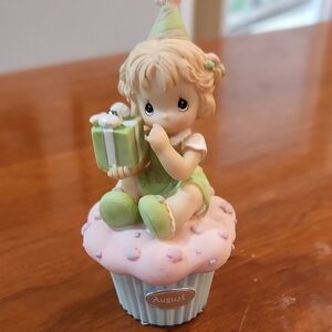 August Birthday Figurine with Gift